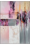 BETWEEN WORDS 140x100 cm NOWOCZESNY OBRAZ NAMALOWANY NA PŁÓTNIE